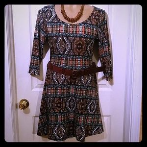 Western design dress
